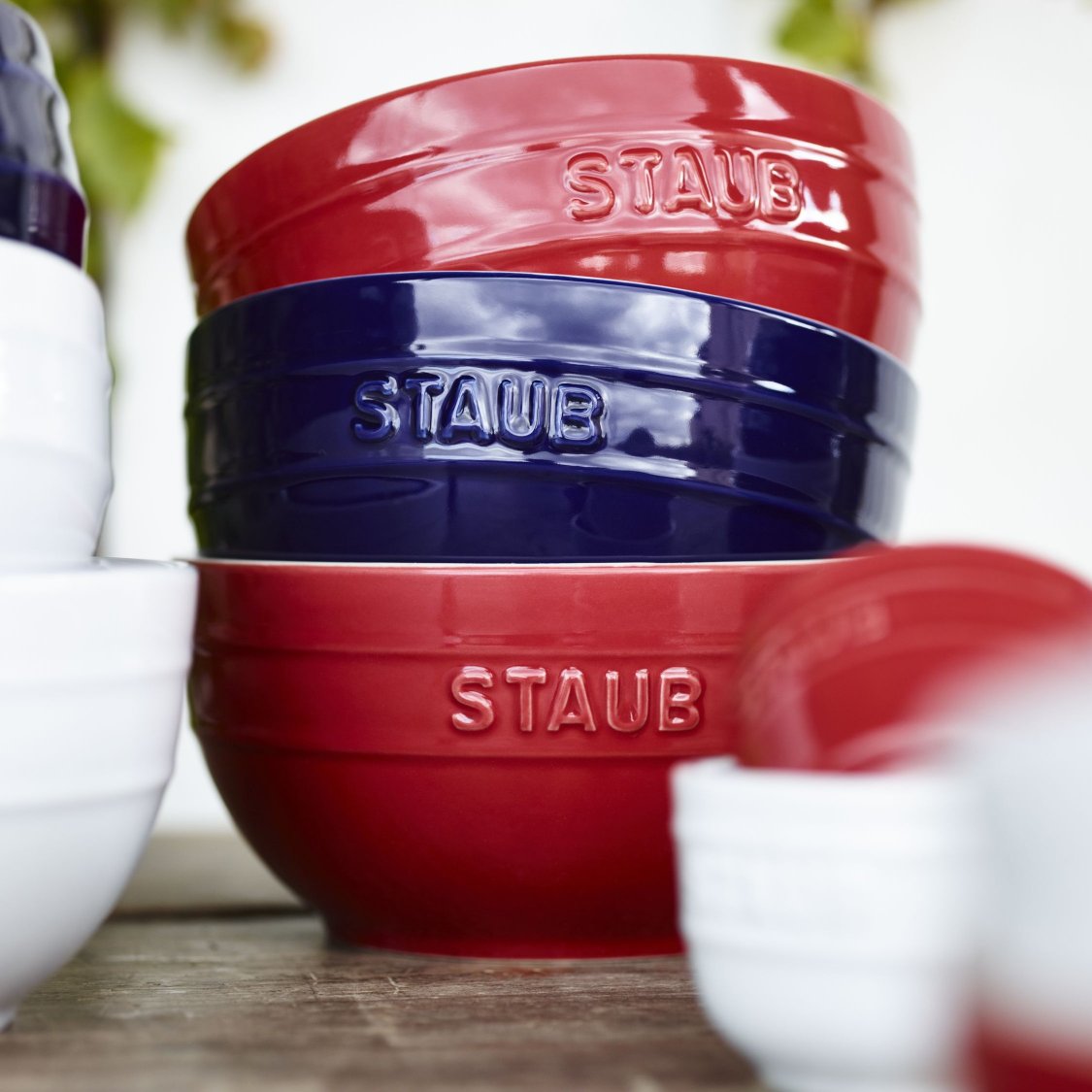 Μπολ φαγητού 700 ml, κόκκινο, κεραμικό, Staub