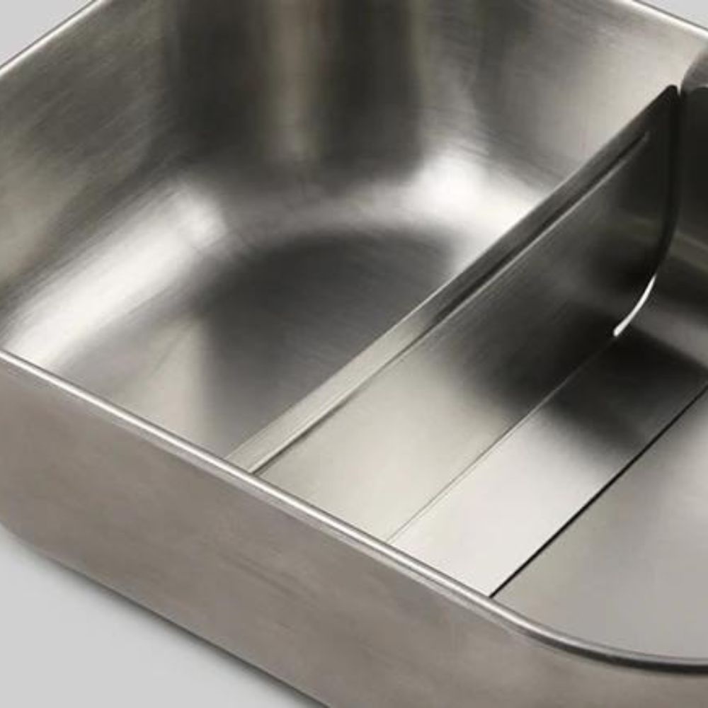 Δοχείο φαγητού 600 ml, μπλε απόχρωση, ανοξείδωτο ατσάλι, Black+Blum