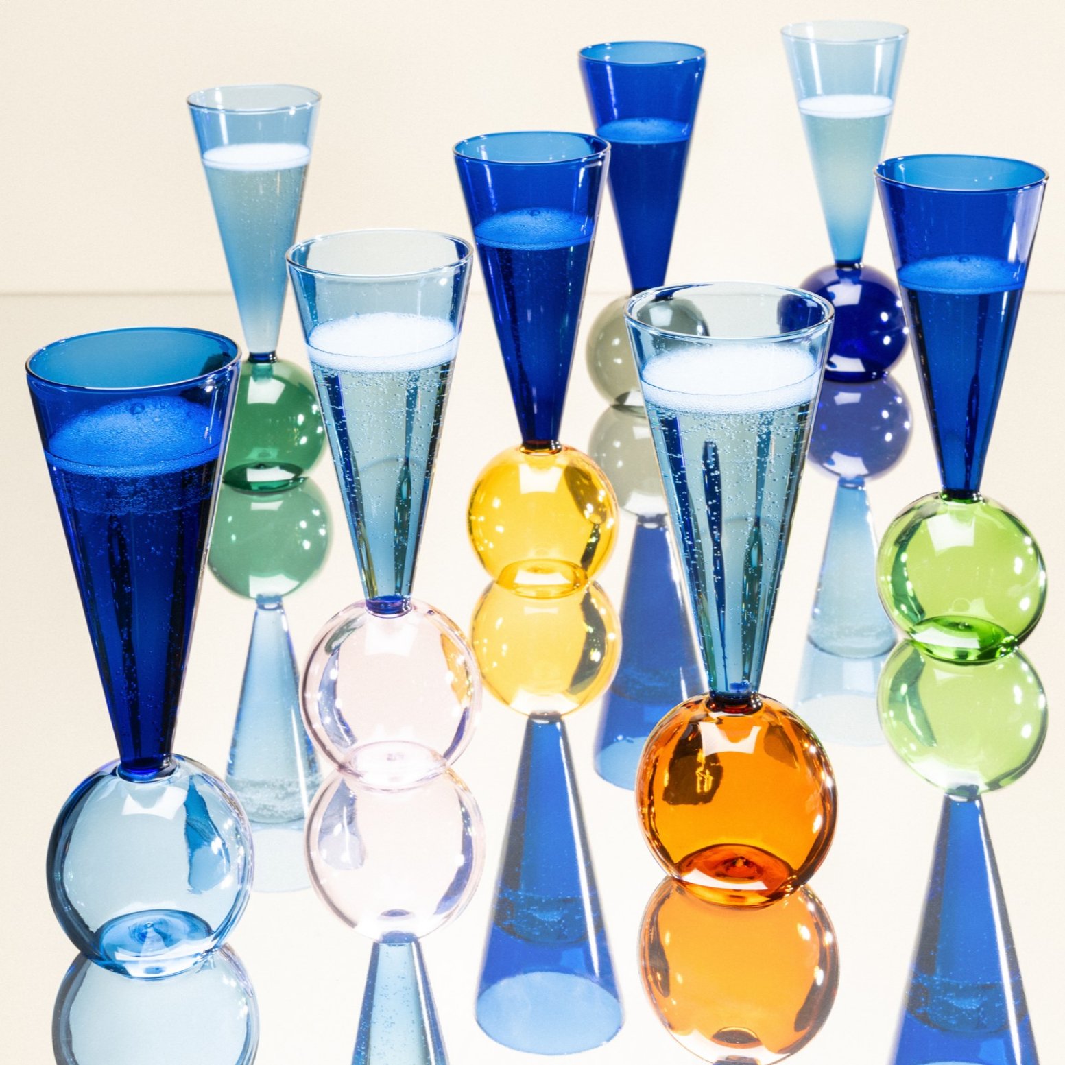 Ποτήρι για σαμπάνια BUBBLES CELEBRATION 200 ml, σετ 8 τεμαχίων, L