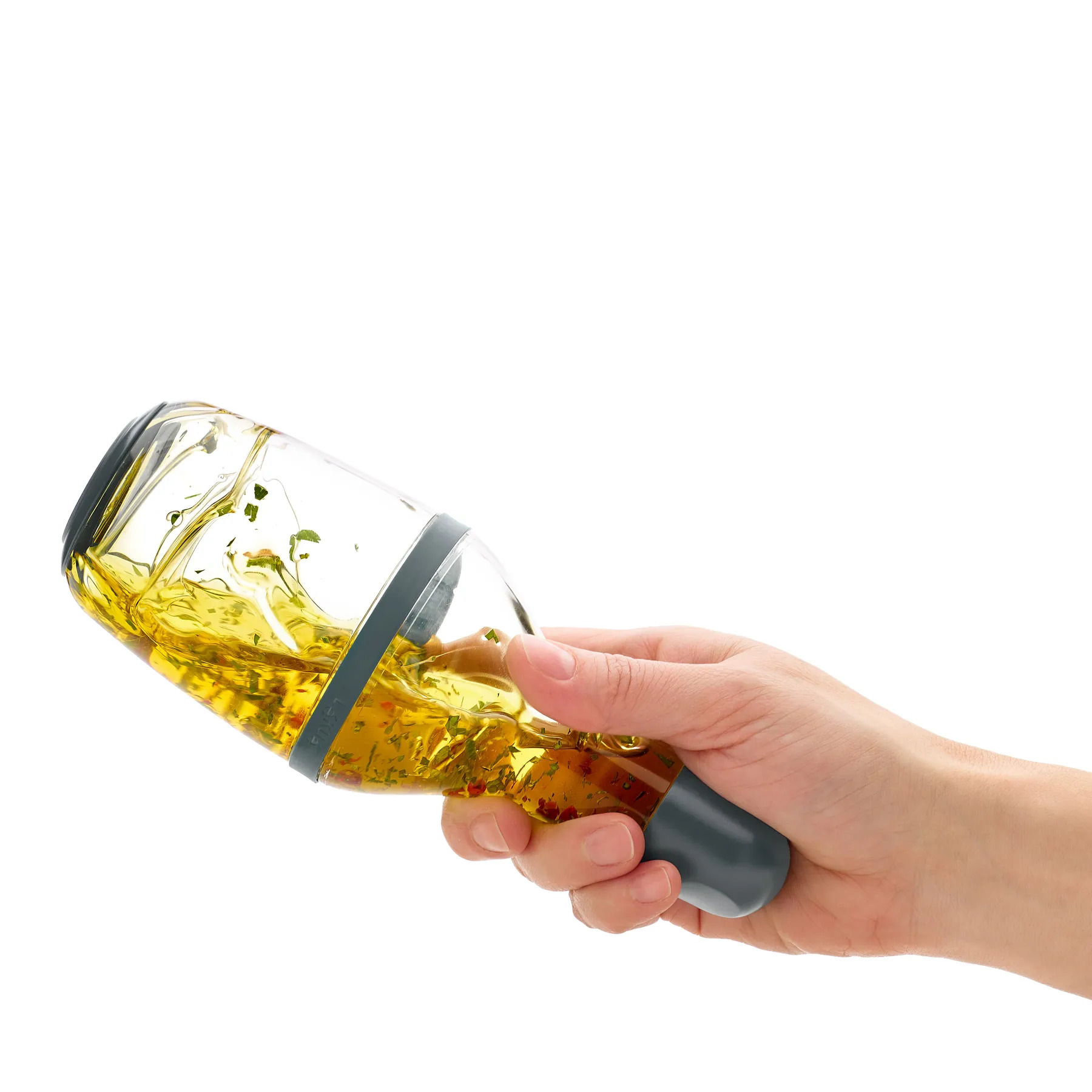 Σέικερ για ντρέσινγκ 180 ml, γκρι, πλαστικό, Lékué