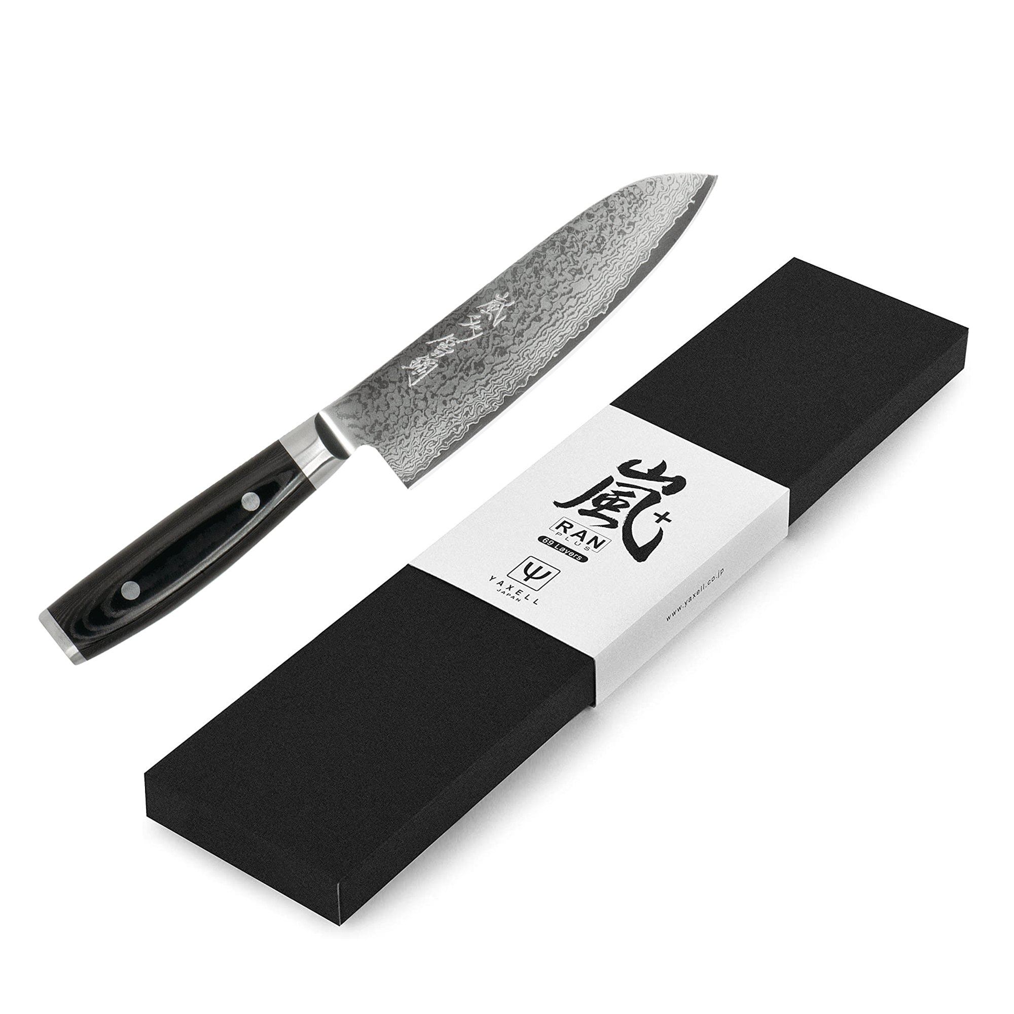 Μαχαίρι Santoku RAN PLUS 16,5 cm, μαύρο, Yaxell