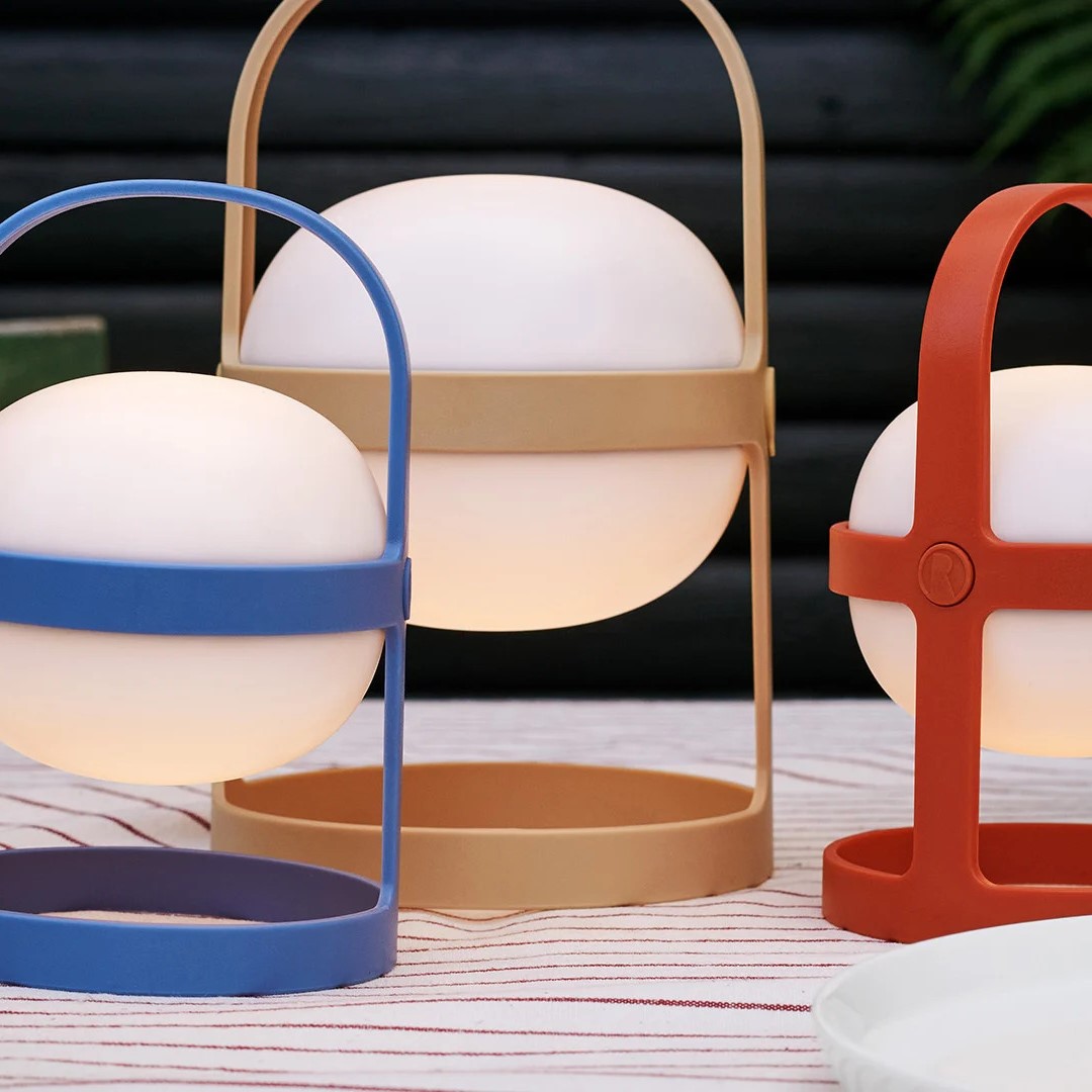 Φορητή επιτραπέζια λάμπα SOFT SPOT 18,5 cm, LED, σε μπλε του ουρανού, Rosendahl