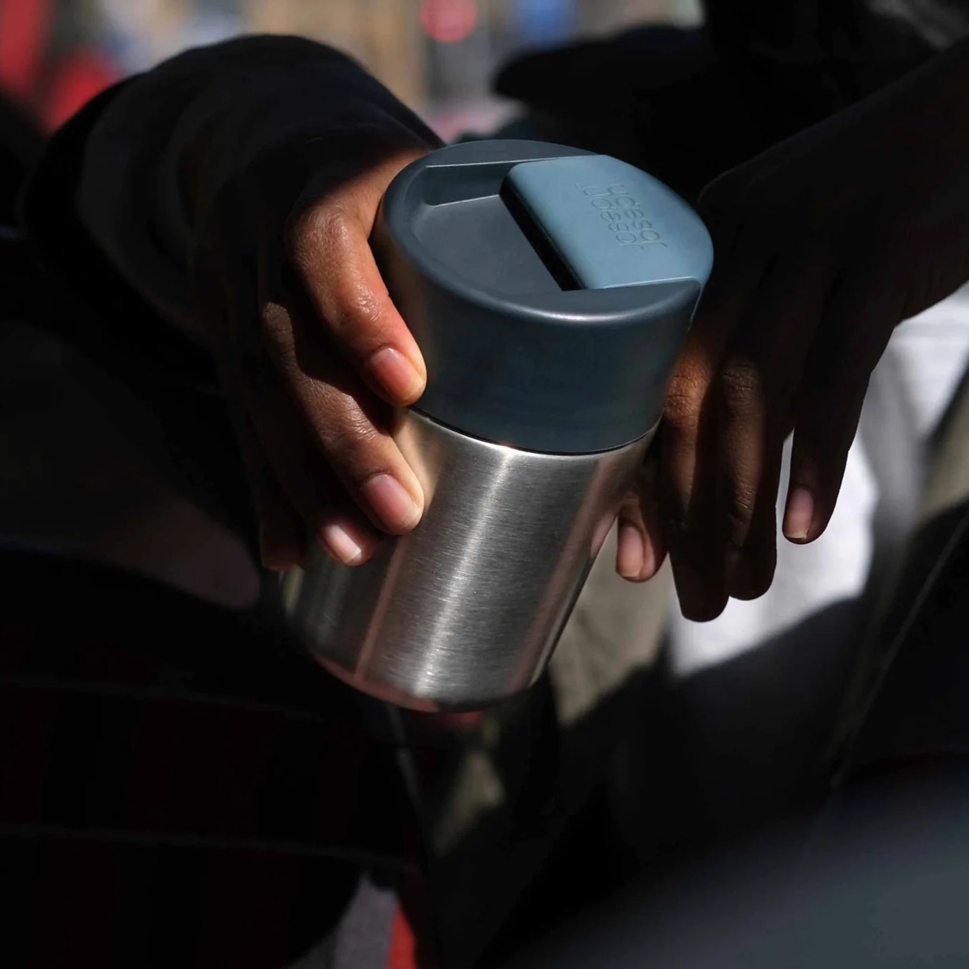 Κούπα θερμός ταξιδίου SIPP 81125 340 ml, ασημί, ανοξείδωτο ατσάλι, Joseph Joseph