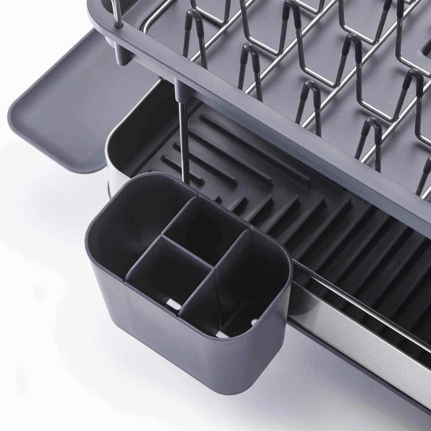 Βάση στεγνώματος πιάτων EXCEL STEEL 851647 γκρι, πλαστικό, Joseph Joseph