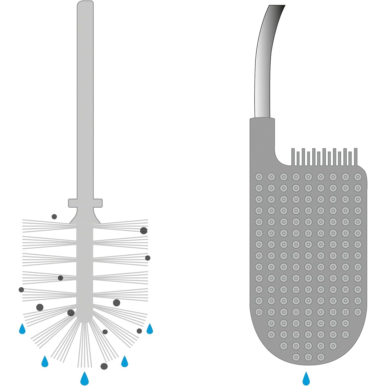 Πιγκάλ FLEX LITE 70523 42 cm, σετ 2 τεμαχίων, λευκό, πλαστικό, Joseph Joseph