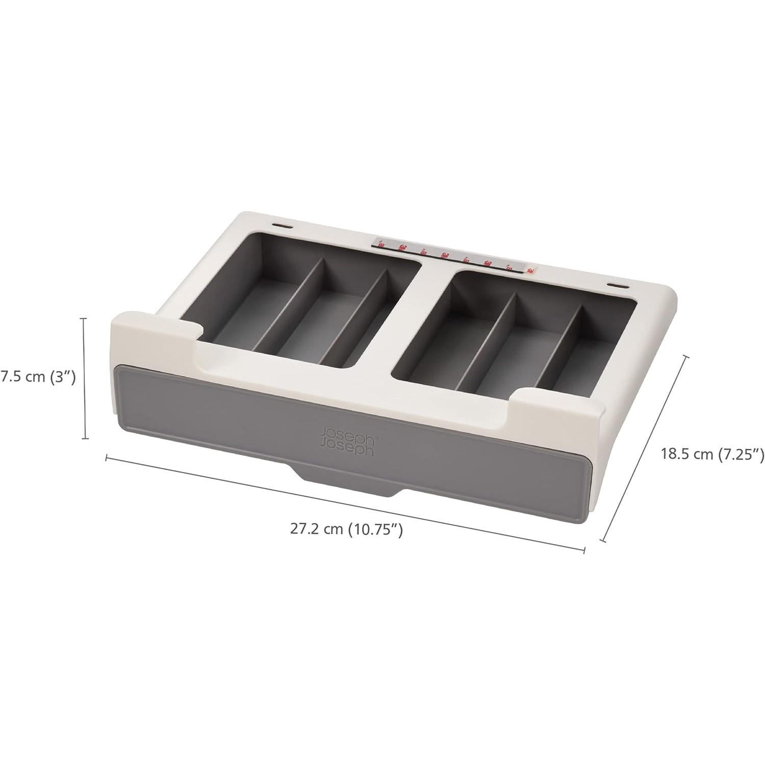 Δοχείο αποθήκευσης για κάψουλες καφέ CUPBOARDSTORE 851667 27 cm, γκρι, πλαστικό, Joseph Joseph