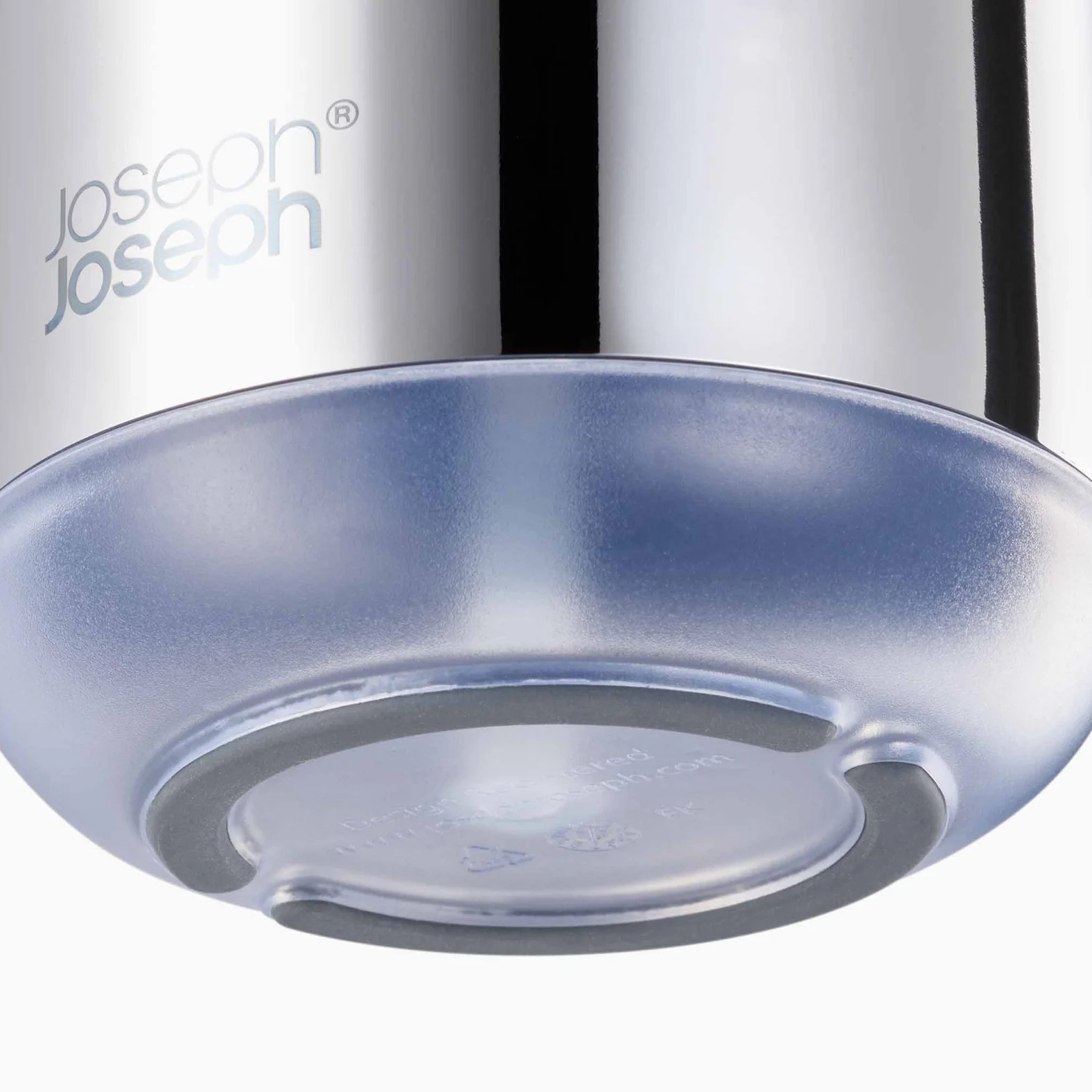 Δοχείο για υγρό σαπούνι EASYSTORE LUXE 70582 300 ml, ασημί, ανοξείδωτο ατσάλι, Joseph Joseph