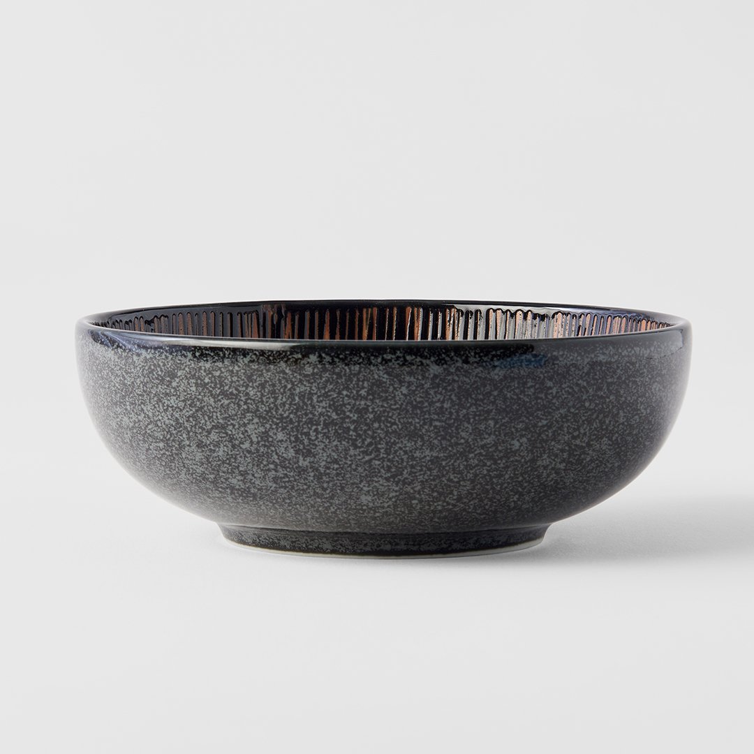 Μπολ γεύματος BRONZE CONVERGING 15 cm, καφέ, κεραμικό, MIJ
