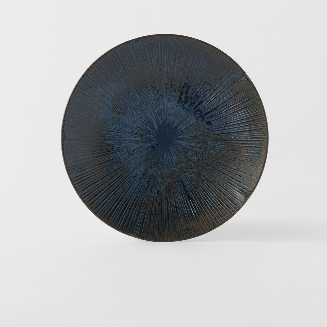 Πιάτο γεύματος ICE DUSK 24,5 cm, μπλε, κεραμικό, MIJ