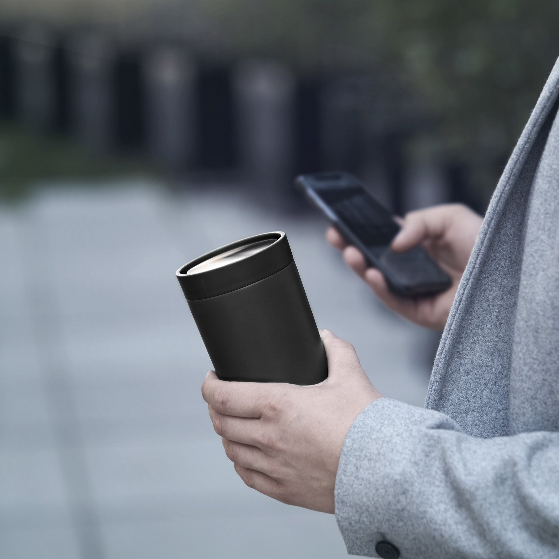 Κούπα θερμός ταξιδίου TO GO CLICK 200 ml, μαύρο, Stelton