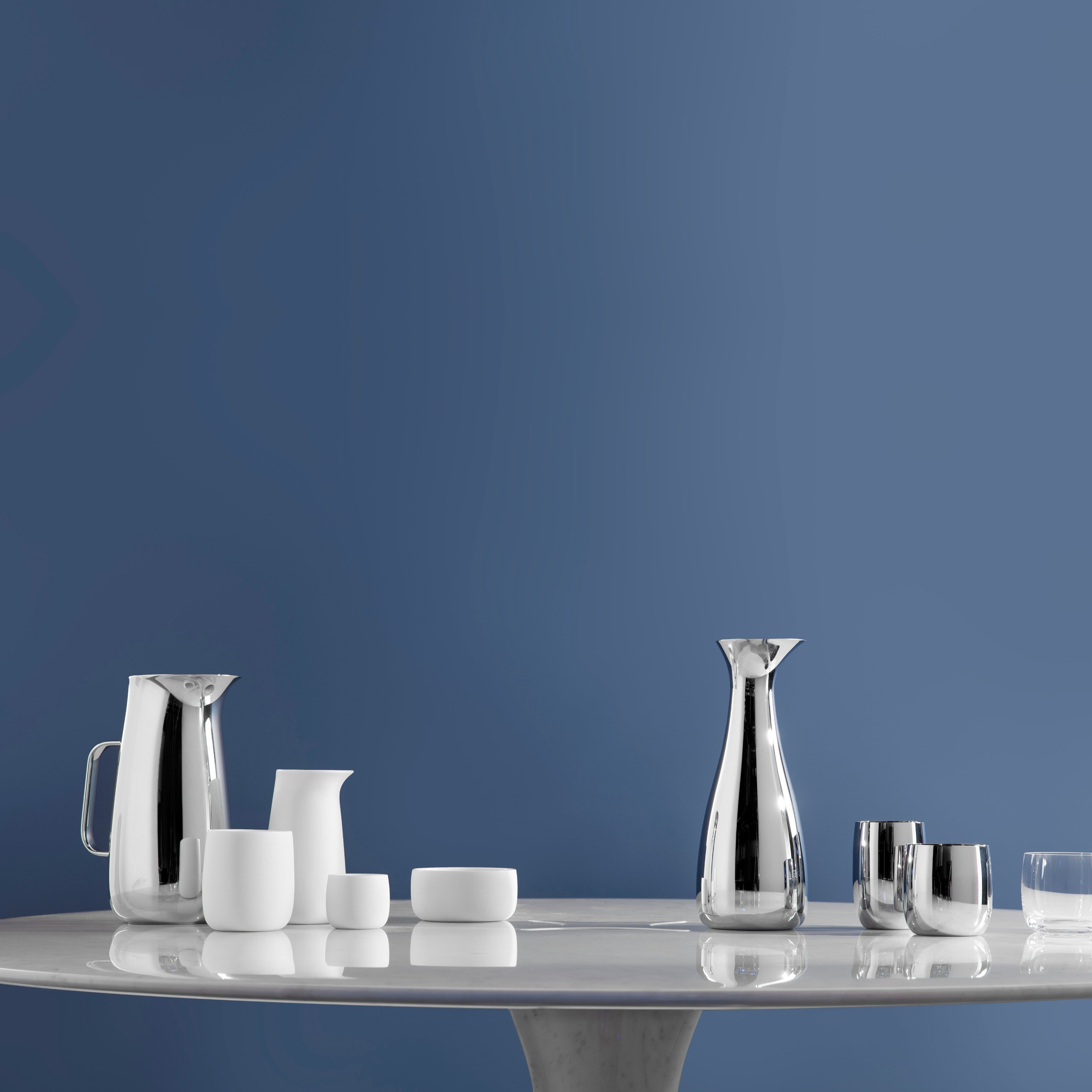 Αεροστεγής κανάτα NORMAN FOSTER 1 l, ασημί, ανοξείδωτο ατσάλι, Stelton