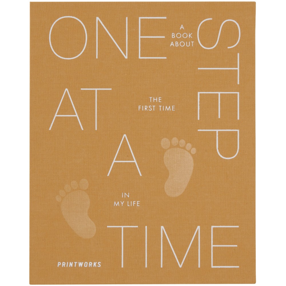 Ημερολόγιο μωρού ONE STEP AT A TIME, πορτοκαλί, Printworks
