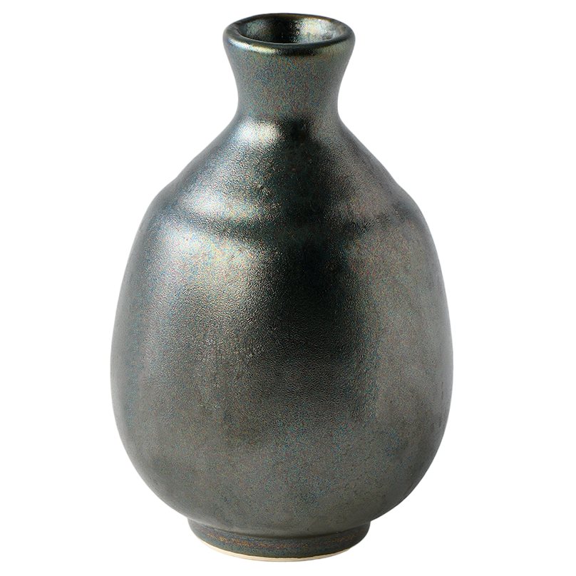 Σάκε μπουκάλι DARK LUSTRE, μαύρο, κεραμικό, MIJ