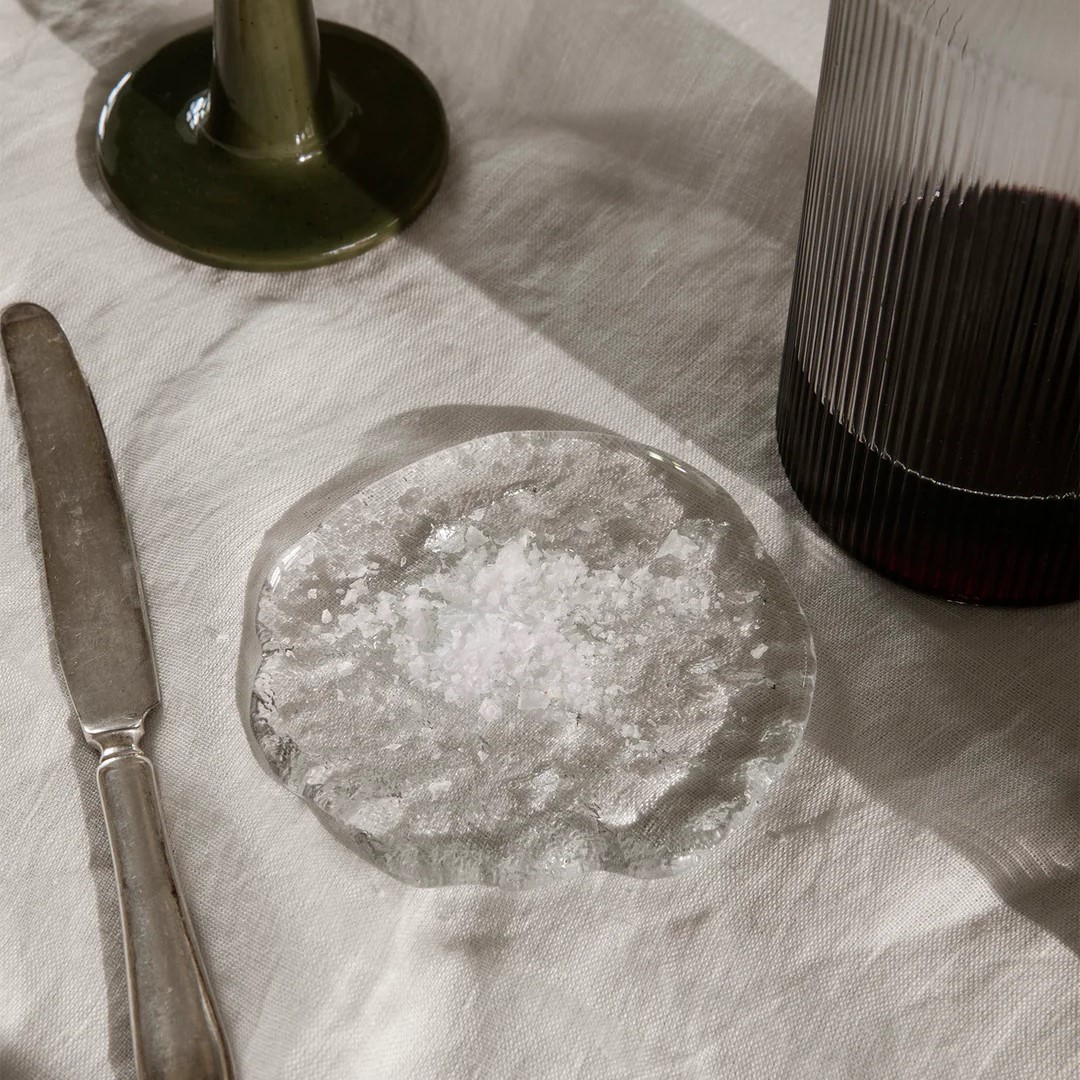 Σουβέρ MOMENTO 11 cm, σετ 2 τμχ, ανοιχτό, γυαλί, σταθερό LIVING