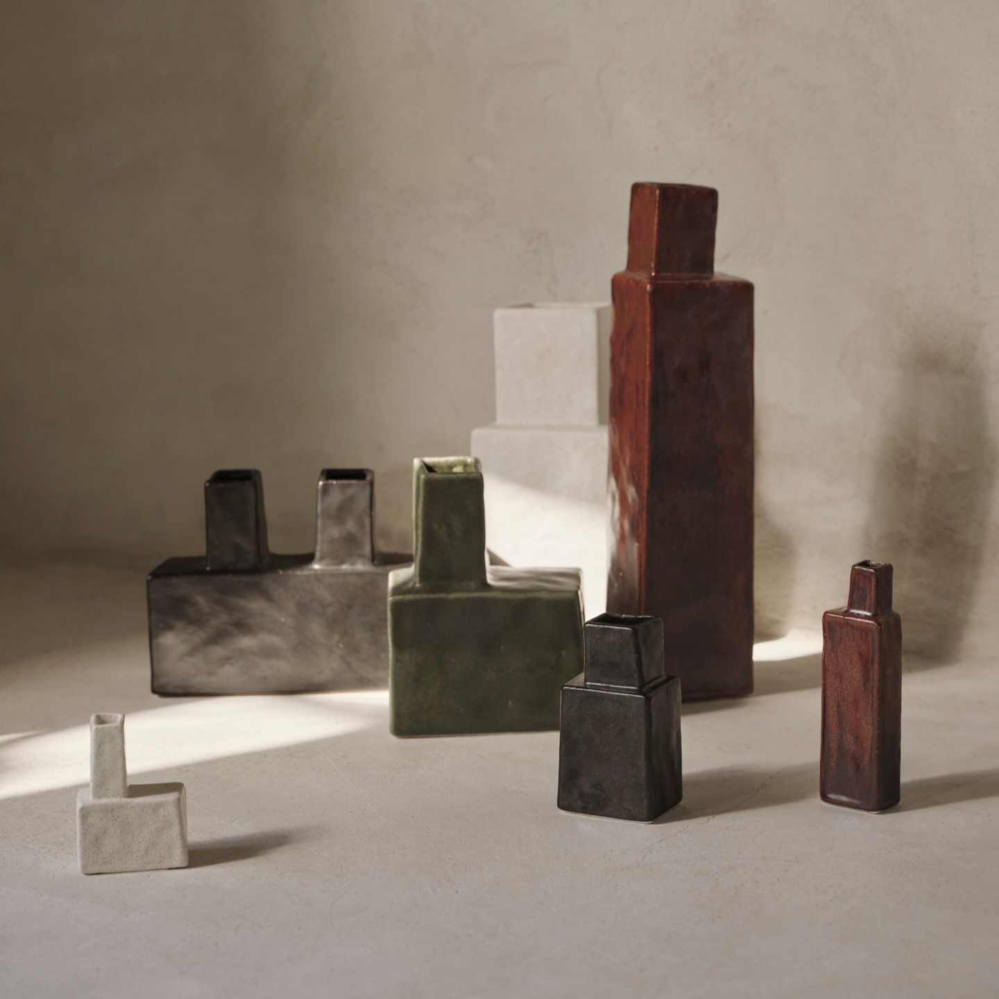 Βάζο KOA 13 x 29 cm, λευκό, κεραμικό, σταθερό LIVING