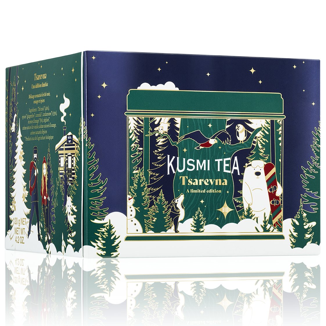 215454 1 cerny caj tsarevna 2024 120 g plechovka kusmi tea