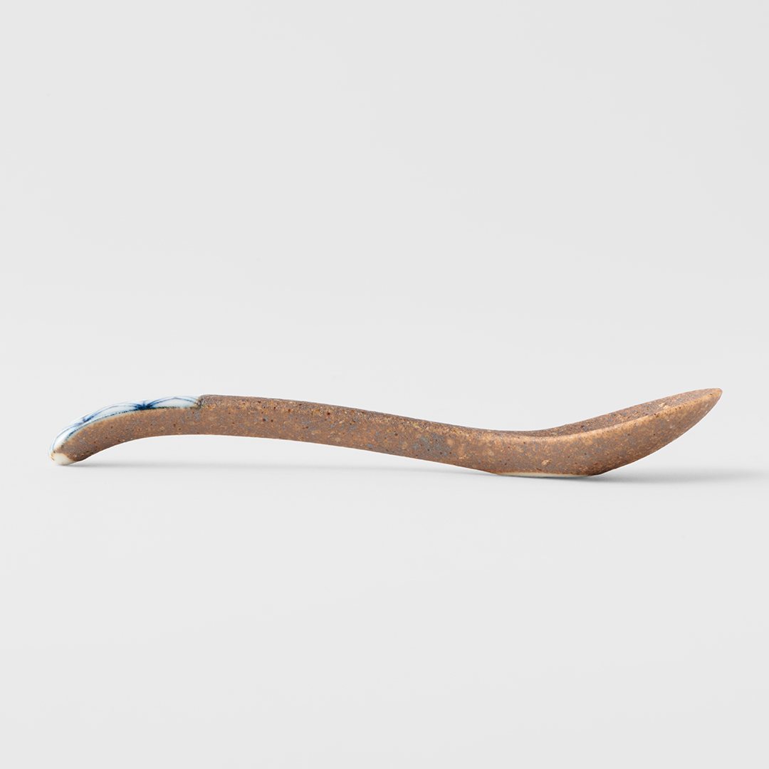 216665 1 jidelni lzice asanoha 12 5 cm modra keramika mij