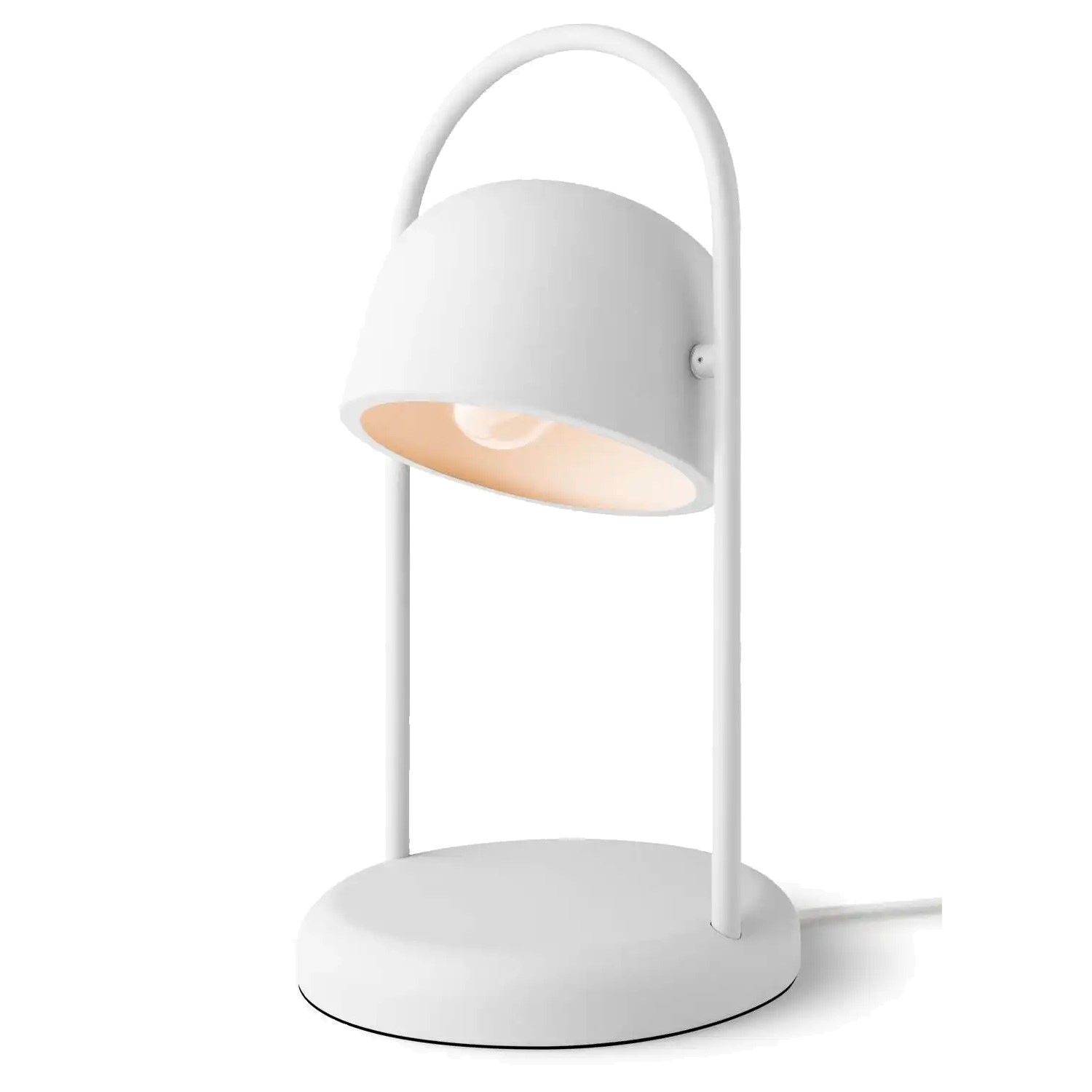 217070 2 stolni svitidlo quay 40 cm bila ocel eva solo