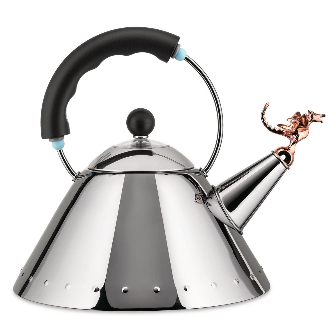 218867 varna konvice 9093 tea rex 2 l stribrna cerna nerezova ocel alessi