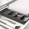 Θήκη για μαχαιροπίρουνα συρταριού DRAWER STORE, 39,5 X 11 cm, σε σκούρο γκρι, Joseph Joseph