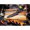 Προστατευτική θήκη λεπίδας LEATHER 25 cm, για μαχαίρι κρεοπώλη, δέρμα, Forged