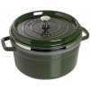 Κατσαρόλα COCOTTE, 26 cm, με ένθετο σκεύος ατμού, σε απόχρωση βασικλικού, από μαντέμι, Staub