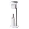 βάση χαρτιού υγείας EASYSTORE 68 cm, ασημί / λευκό, ανοξείδωτο ατσάλι, Joseph Joseph