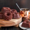 Φόρμα για κέικ GEO BUNDLETTE BUNDT, για 6 μίνι κεκάκια, σε διάφορα σχήματα, χρυσό, Nordic Ware