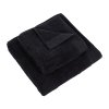 180092 riva 100 organic cotton towel black bath towel 425560