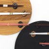 Πιατάκι σε σχήμα βότσαλου για chopstics BLACK SAKURA, από πορσελάνη, MIJ