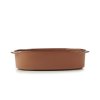 Πυρίμαχο σκεύος από πορσελάνη CARACTERE, 19 x 13 cm, απόχρωση κανέλας, REVOL