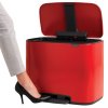 Κάδος με πεντάλ BO, 36 l, σε κόκκινο, Brabantia