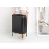 Καλάθι για ρούχα πλυντηρίου BO, 2 x 45 l, μαύρο, Brabantia