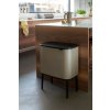 Κάδος με καπάκι αφής TOUCH BIN, 36 l, σε απόχρωση σαμπάνιας, Brabantia