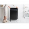 Κάδος με καπάκι αφής BO HI, 60 l, σε μαύρο, Brabantia