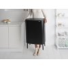 Κάδος με καπάκι αφής BO HI, 2 x 30 l, σε μαύρο, Brabantia