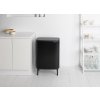 Κάδος με καπάκι αφής BO HI, 2 x 30 l, σε μαύρο, Brabantia