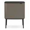 Κάδος με καπάκι αφής BO, 36 l, σε πλατίνα, Brabantia