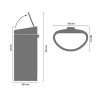 Κάδος με καπάκι αφής TOUCH BIN NEW, 40 l, ανθεκτικός στα δακτυλικά αποτυπώματα, σε ματ ατσάλι, Brabantia