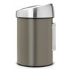 Κάδος με καπάκι αφής TOUCH BIN, 3 l, σε πλατίνα, Brabantia