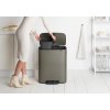 Κάδος με πεντάλ BO, 2 x 30 l, σε πλατίνα, Brabantia