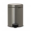 Κάδος με πεντάλ NEWICON, 5 l, σε πλατίνα, Brabantia