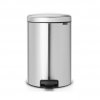 Κάδος με πεντάλ NEWICON, 20 l, ματ ατσάλι, Brabantia