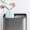 Κάδος με καπάκι αφής BO, 2 x 30 l, σε ματ ατσάλι, Brabantia