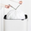 Κάδος με καπάκι αφής BO, 60 l, σε λευκό, Brabantia