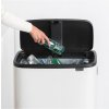 Κάδος με καπάκι αφής BO, 60 l, σε λευκό, Brabantia