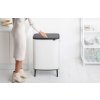Κάδος με καπάκι αφής BO, 60 l, σε λευκό, Brabantia