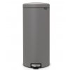 Κάδος με πεντάλ NEWICON, 30 l, σε ορυκτό γκρι, Brabantia