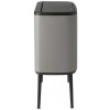 Κάδος απορριμμάτων αφής BO TOUCH BIN, 3 x 11 l, σε ορυκτό γκρι, Brabantia
