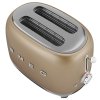 Φρυγανιέρα TSF01CHMEU, 2 φέτες, ματ χρυσό, Smeg